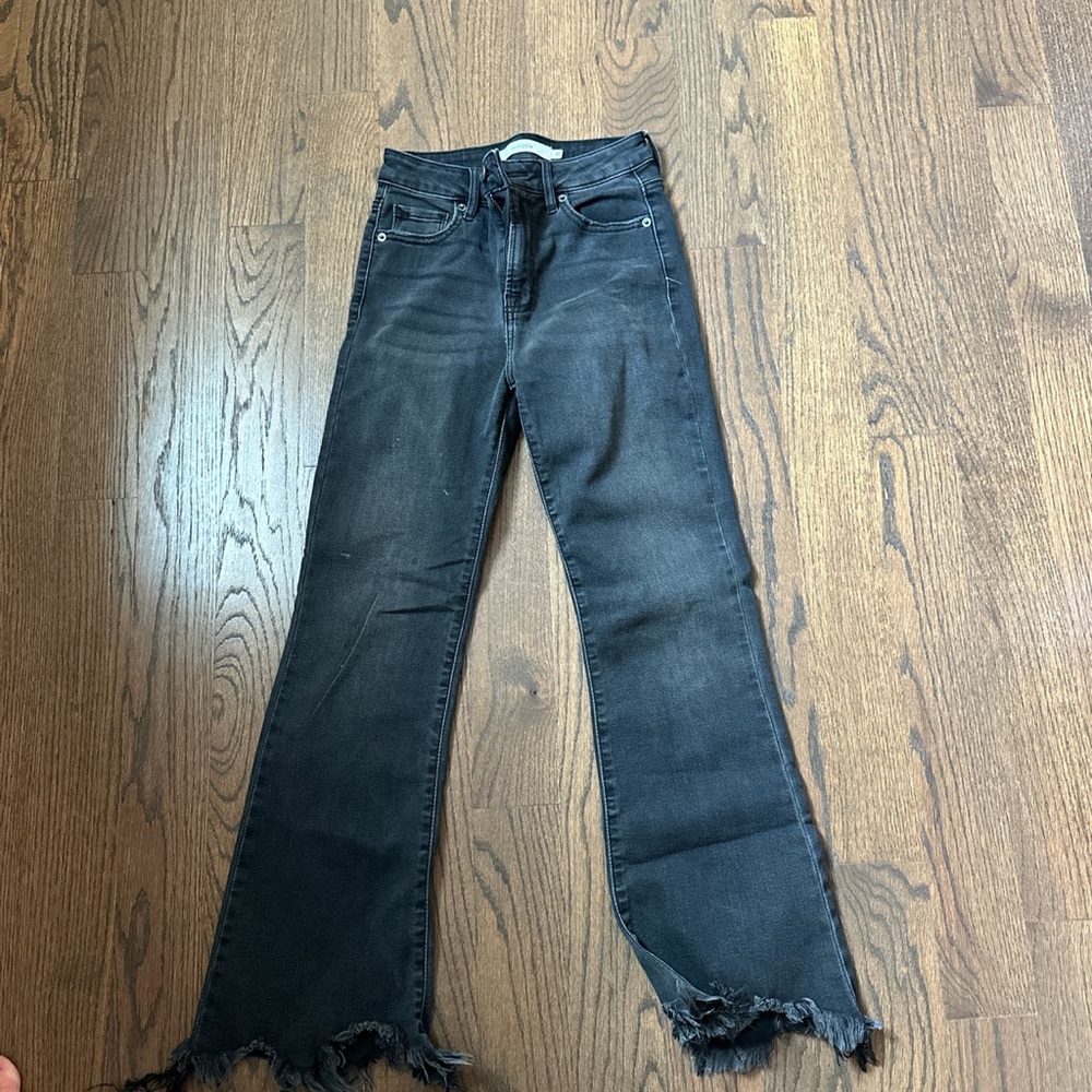 Hidden Grey Flare Jeans